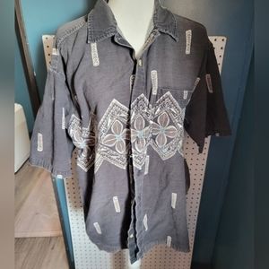 Common Man by Dale waters mens size‎ Large button down shirt